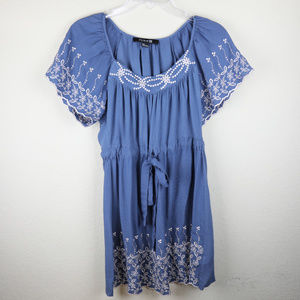 Forever 21 Eyelet Embroidered Dress